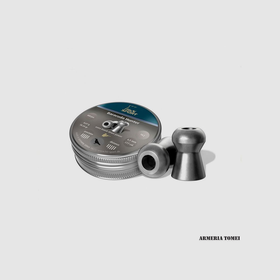 H&N – BARACUDA HUNTER 4,5MM/.177 CAL 10,34GR CONF. 400 PCS.