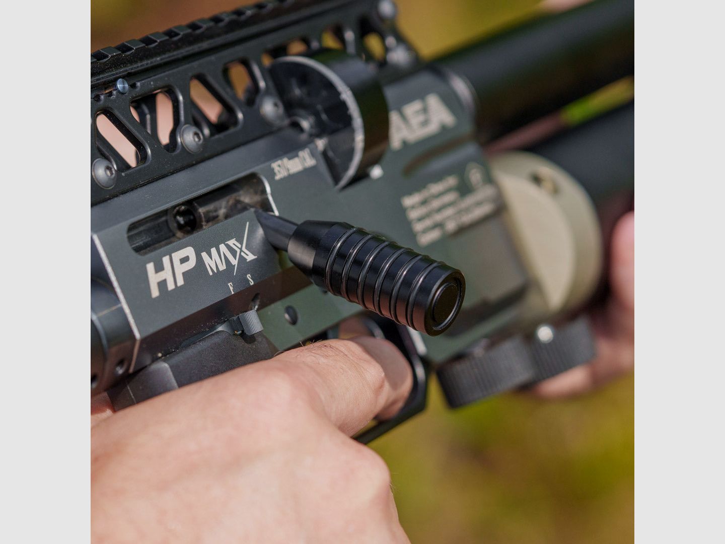 Repitier Lever | XXL | Repitierhebel | HP MAX 1 | HP MAX 2 | CNC ALU | schwarz eloxiert