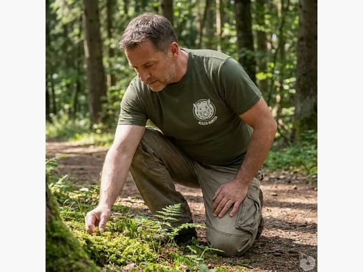 T-Shirt Keiler Hunter khaki 100% bawełna krótkie rękawy logo 3