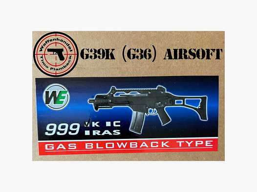 Wei-ETech  Modell G39K / 39K (G36) Open-Bolt Gas-Blow-Back  in 6mm BB