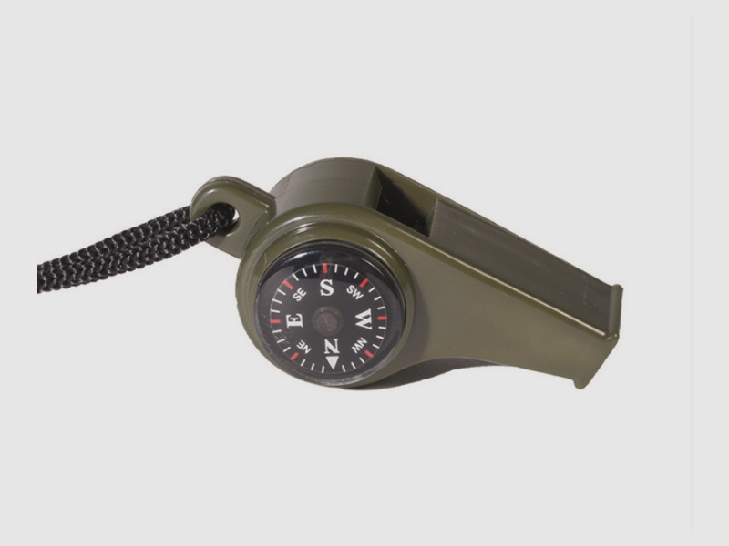 S.O.S Whistle with Compass