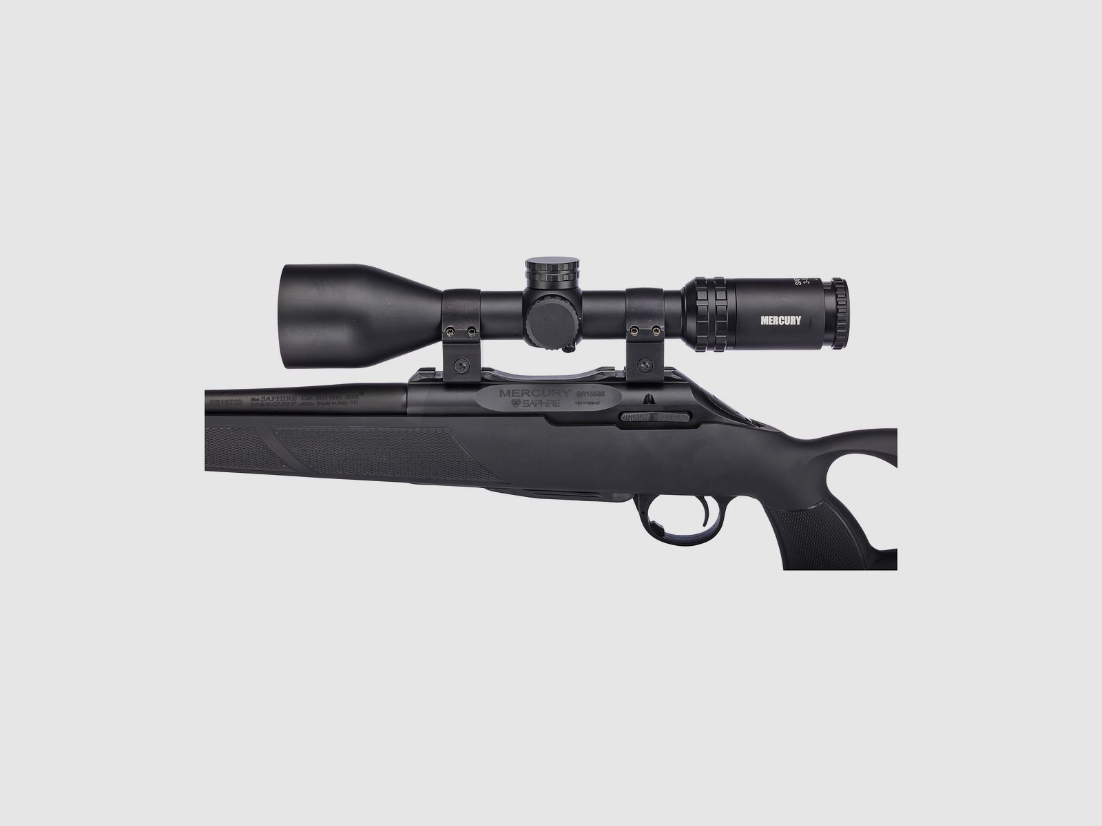 Mercury hunting Komplettangebot Saphire Thumbhole mit Zielfernrohr Saphire 3-12x56i, Kal. .308 Win.