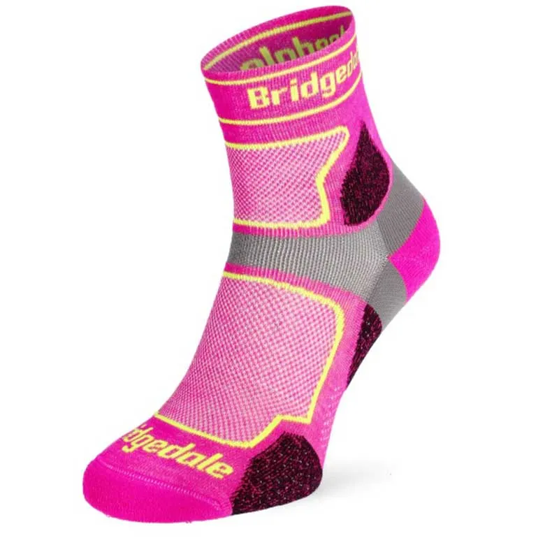BRIDGEDALE Ultralight T2 Coolmax Sport 3/4 women's socks - pink