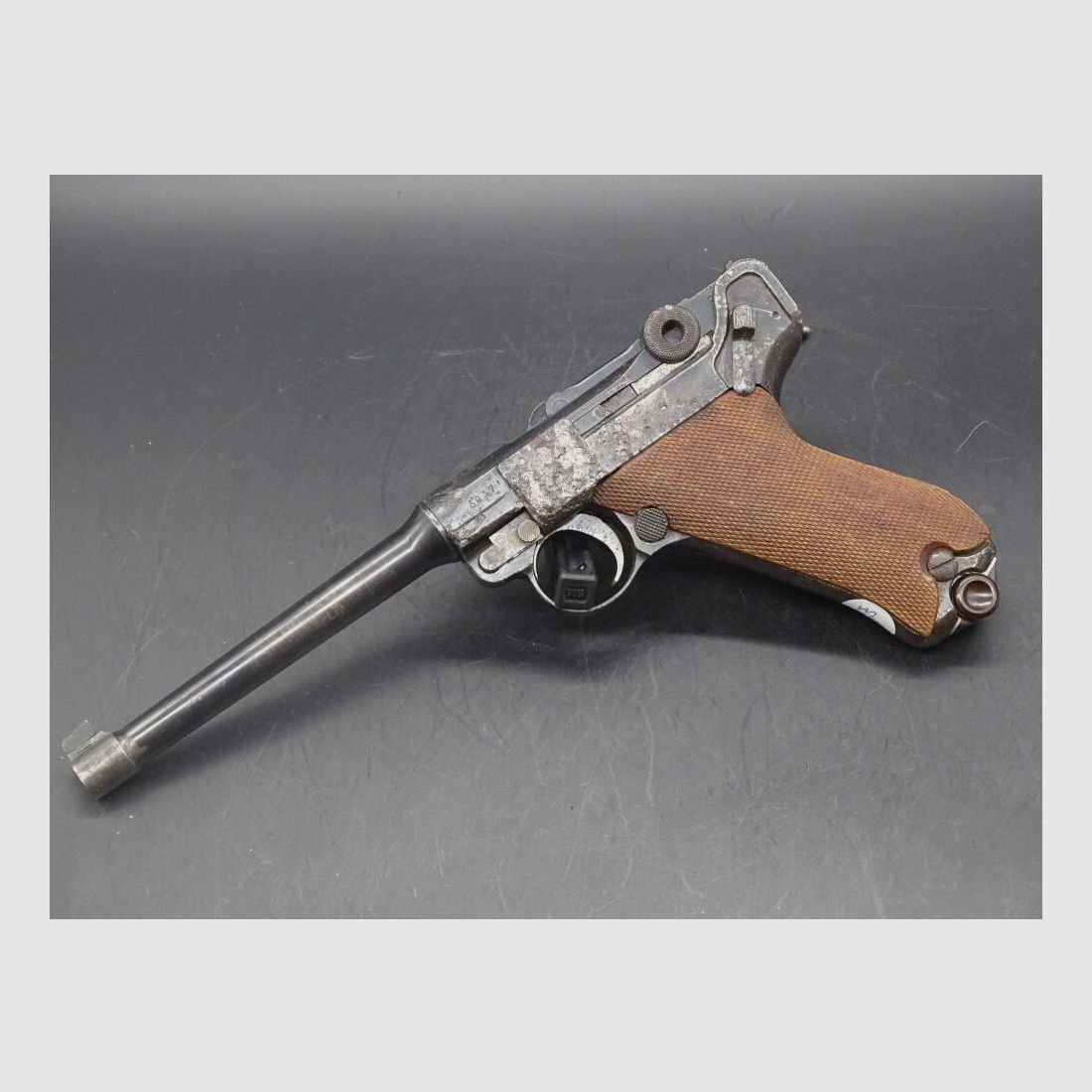 Erfurt 1913 P08 / P04 Marine / 150mm Lauflänge Kaliber 9mm Luger P08 mit 150mm Lauf / P04