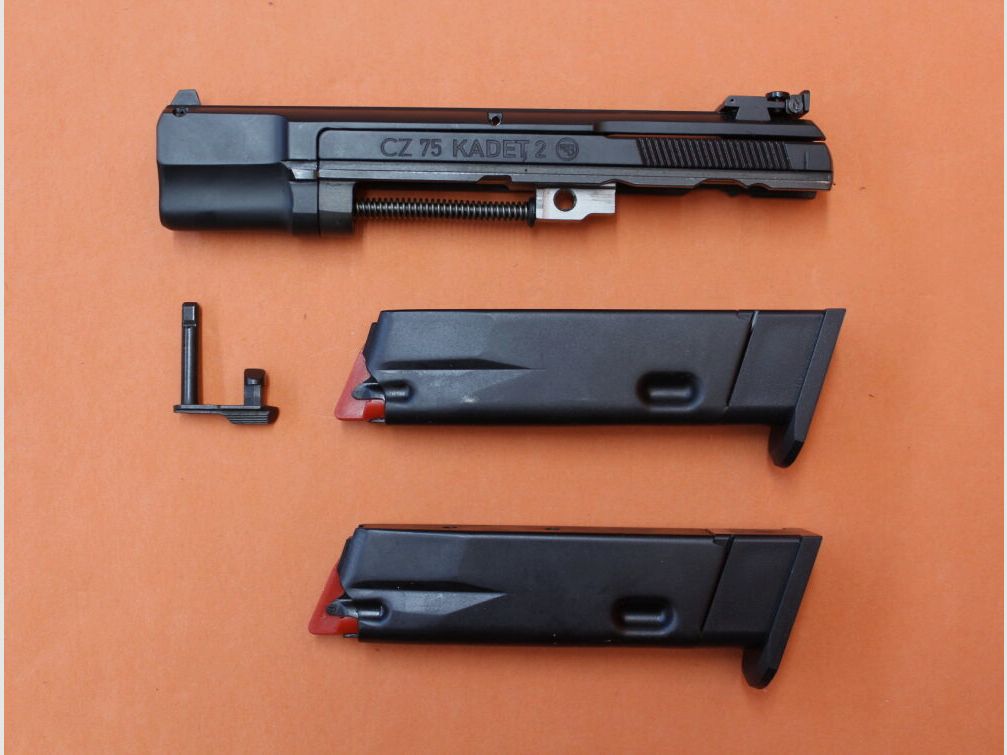 Waffen Oschatz + CZUB Ha.Pistole 9mmLuger CZ75 Sport II 6" SET incl. Kadet2 Wechselsystem .22lr (9mmPara/9x19 + .22.l.f.B)