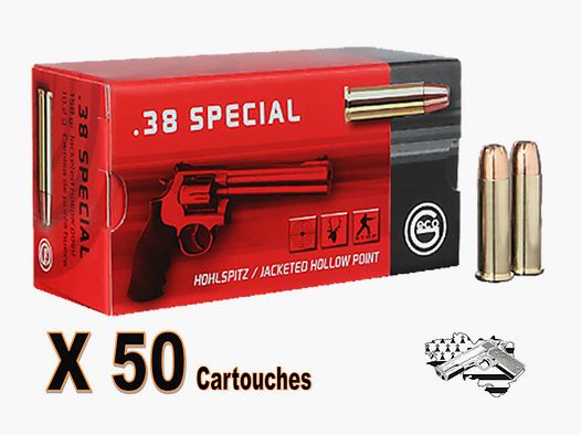 GECO .38 Special JHP 158 grs par 50