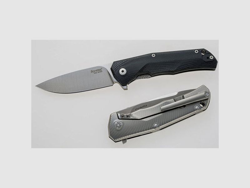 T.R.E. Folding Knife, Titanium, black, image 1 of 4