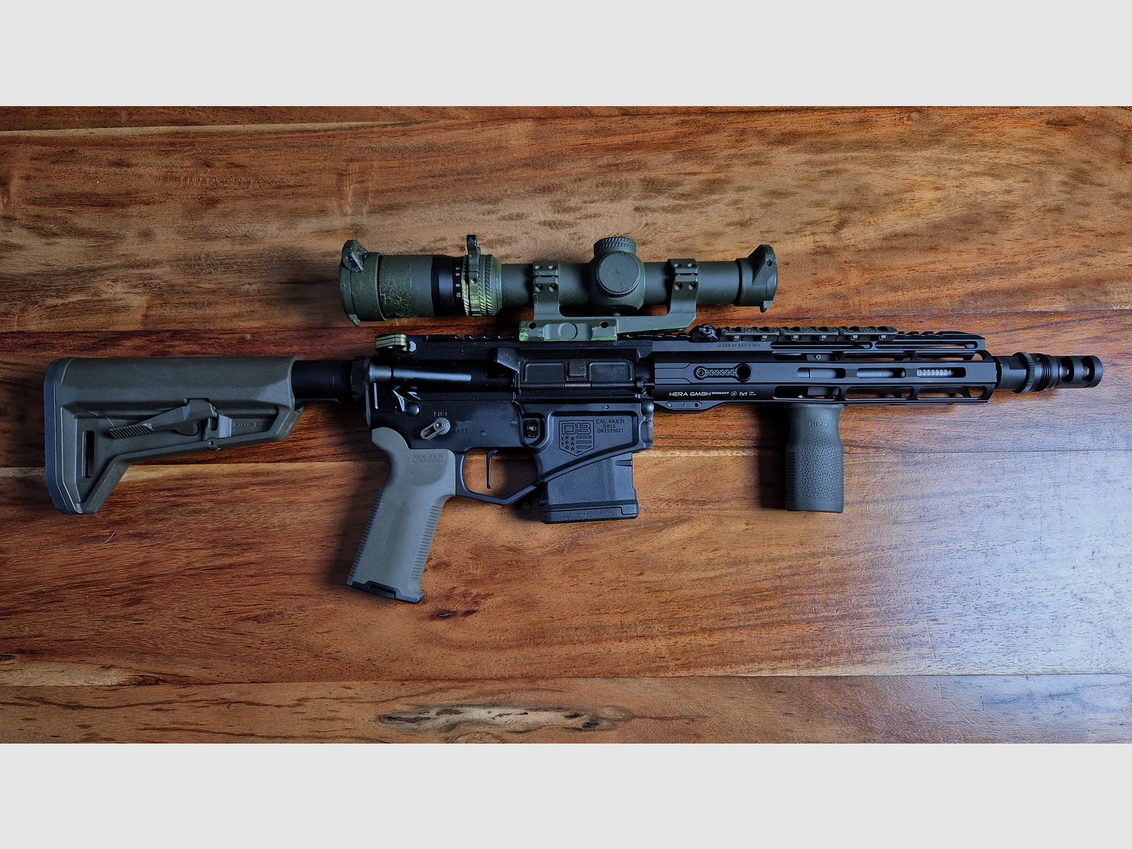 AR15 Diamondback DB15 300 AAC Blackout 10" Magpul OD green Tuningwaffe