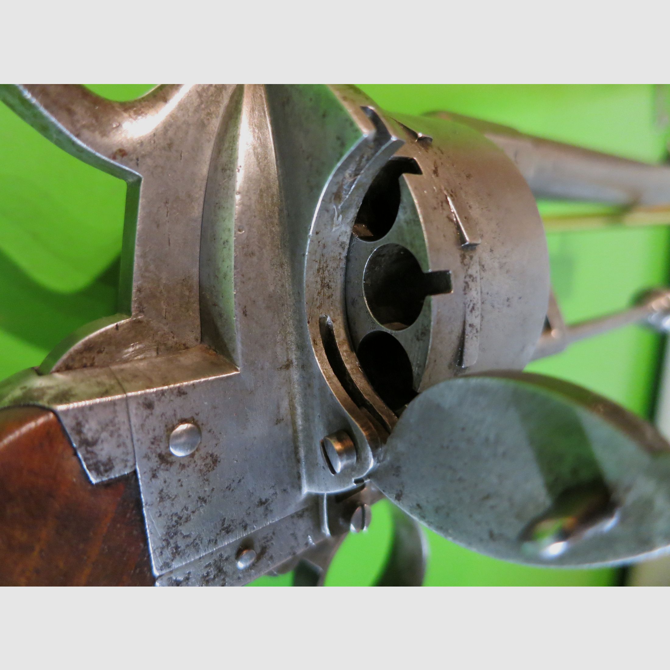 Lefaucheux-Stiftfeuerrevolver 1865, 12 schüssig, Kal. 9 mm Lefaucheux, super selten     #53-