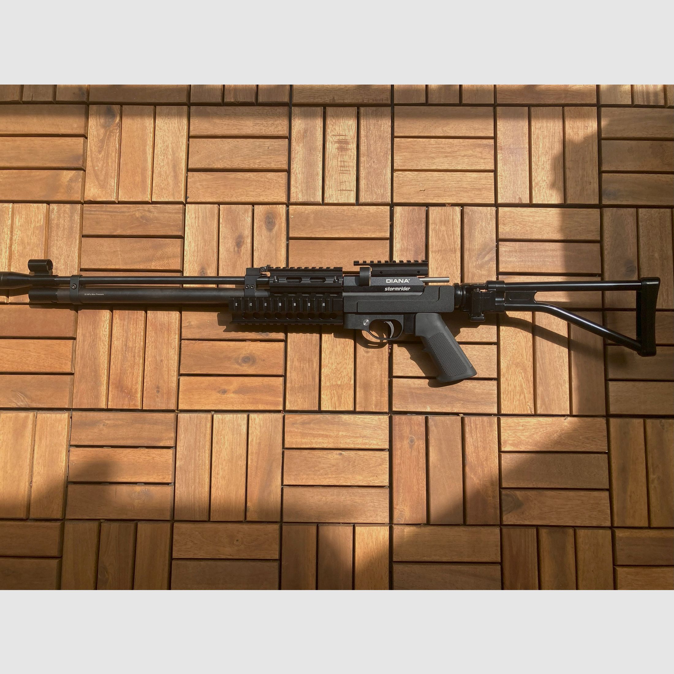 Diana Stormrider Luftgewehr Kaliber 4,5mm neuwertiger taktischer Umbau AK47 Galil Stil