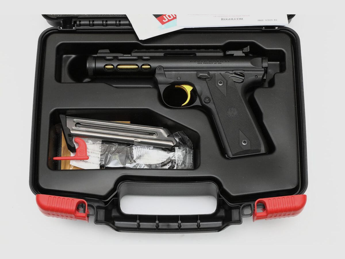 Ruger Mark IV 22/45 LITE Pistole schwarz/gold, Bild 3 von 6