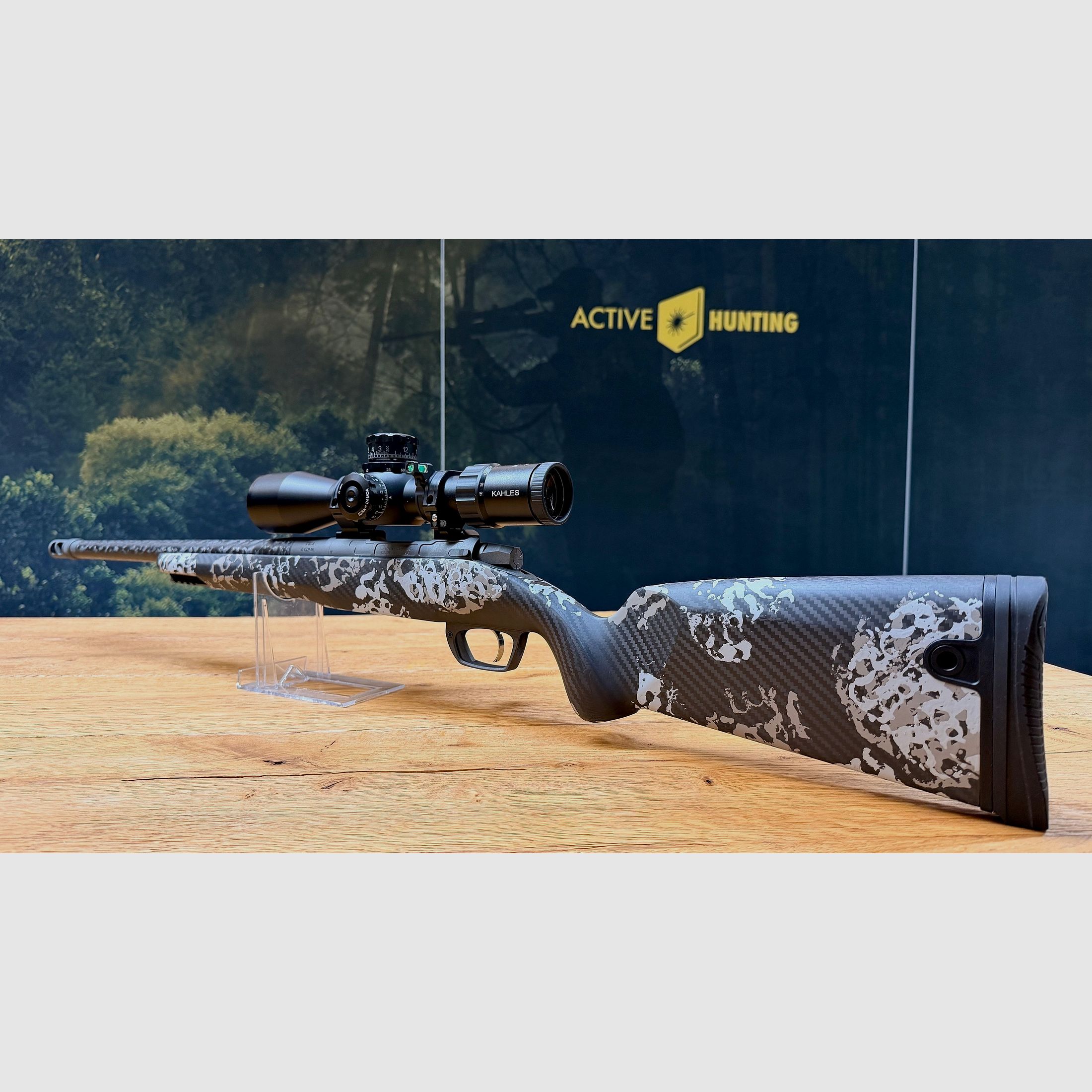 Gunwerks ClymR / 6 Creedmoor / LL 18" / con sistema in titanio / Kahles K318i 3,5-18x50