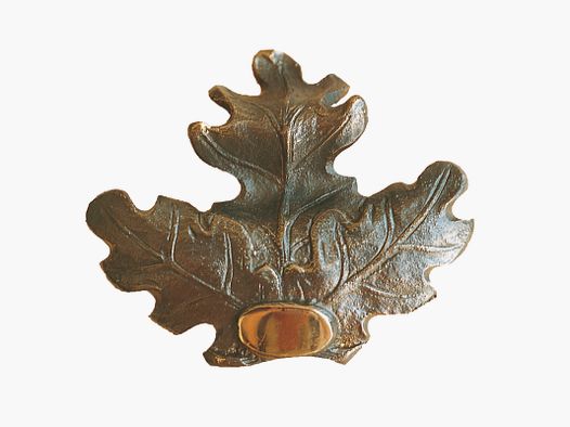Décoration Feuille de Chêne Bronze