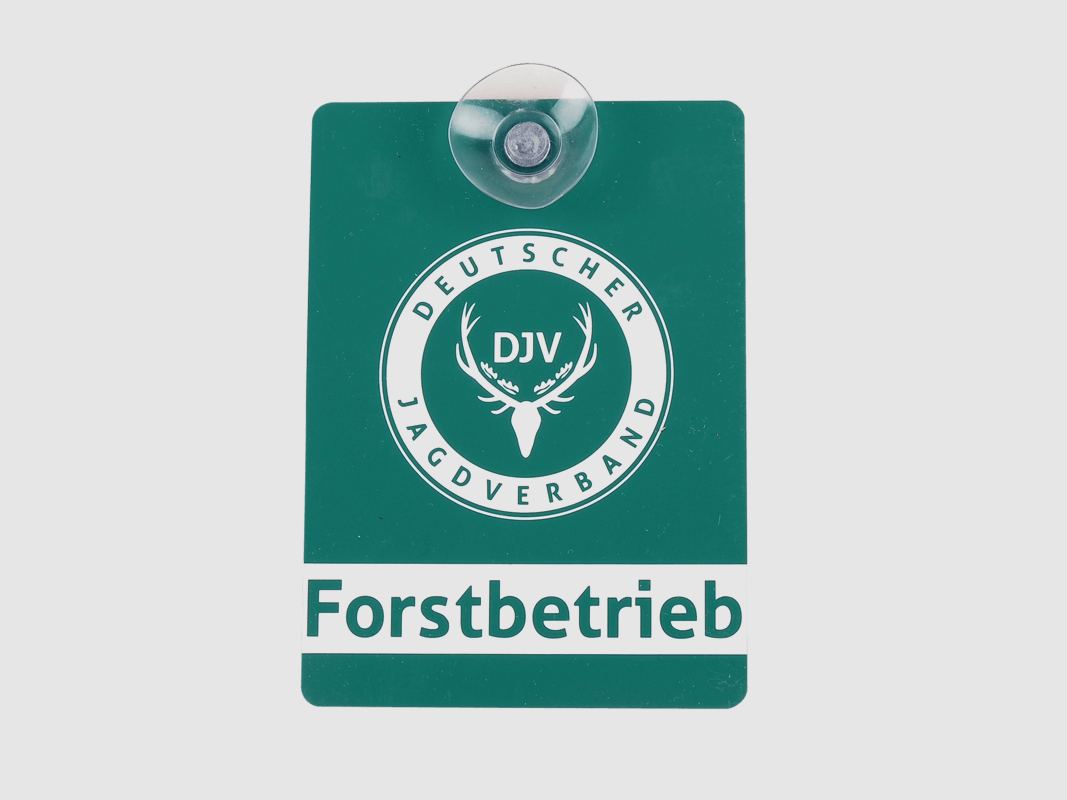 DJV-Autoschild Forstbetrieb