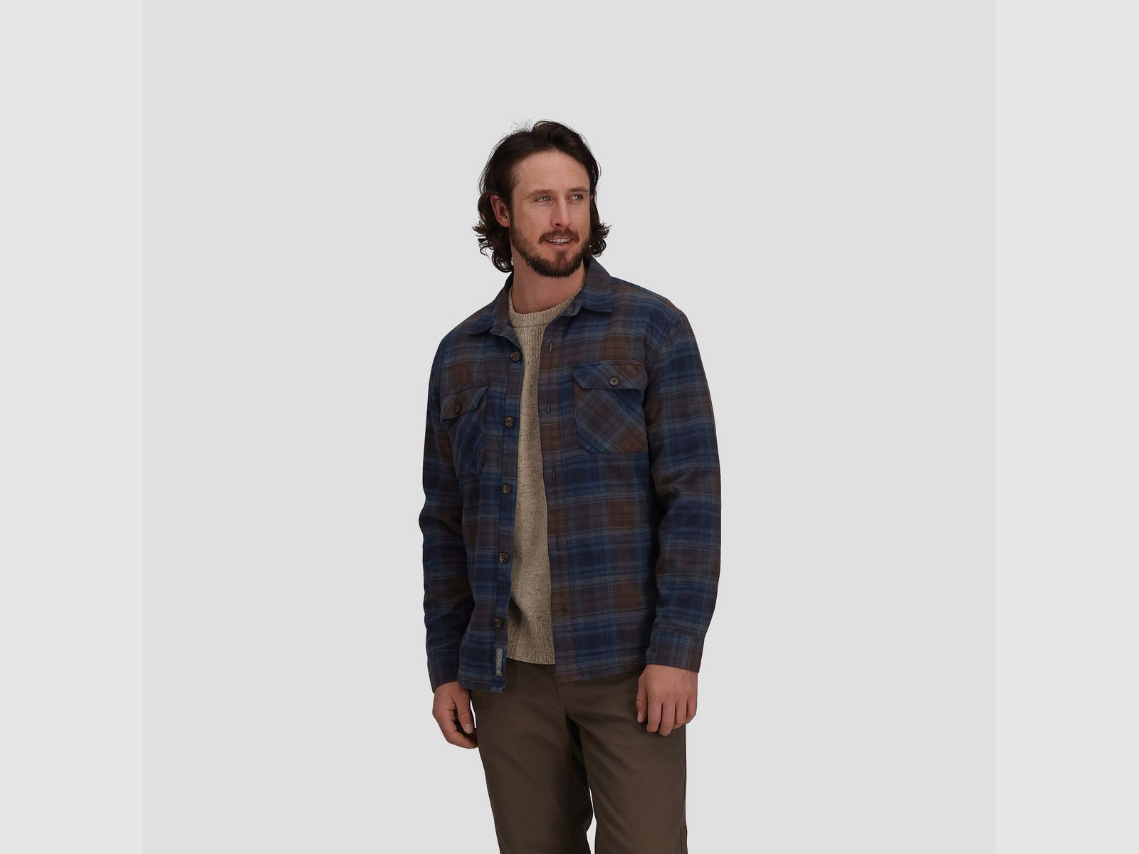 Royal Robbins Snowcap gefüttertes Flanell-Langarmhemd, Bild 4 von 12