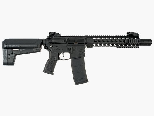 AR15 KeyMod 10 Zoll PREDATOR CHARLIE Schwarz S-AEG Softair Gewehr Frei ab 18 Jahren | Delta Armory