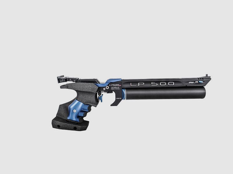 Carl-Walther LP500 XP Meister Manufaktur 5D Protouch-Griff Gr. M-L blue