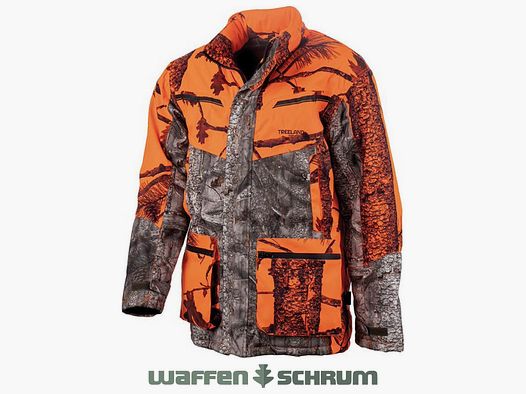 Chaqueta Signaljacke Treeland Naranja Camuflaje