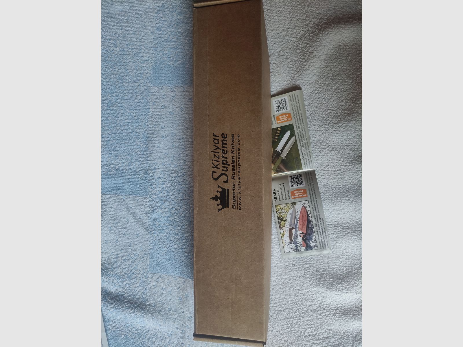 Kizlyar Supreme Superior Cuchillo Ruso Shark NEU!