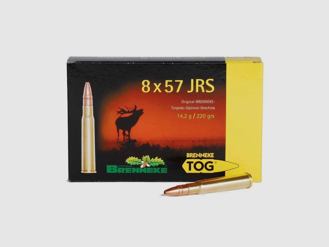 8x57 IRS TOG 14,3g/220grs. Brenneke