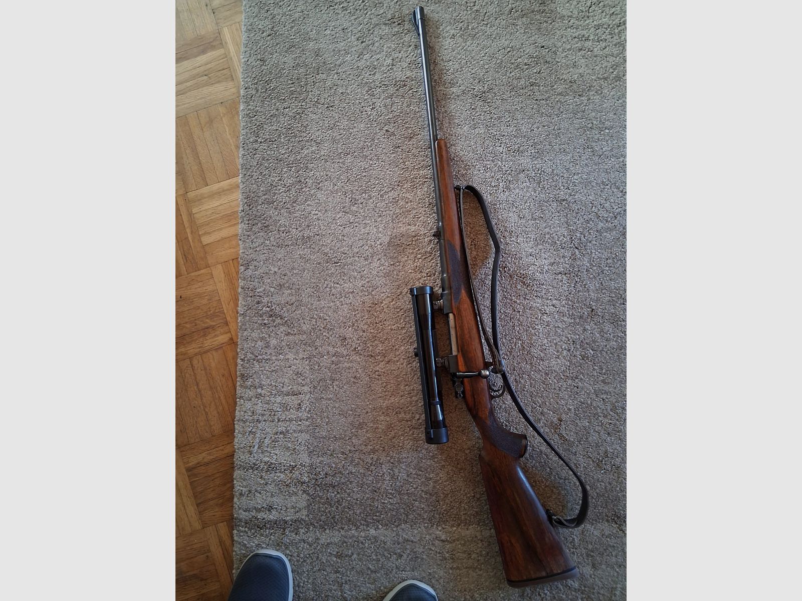 Langwaffe Brünner Repetierbüchse 7x57 mit Zielfernrohr Hubertus 6x40