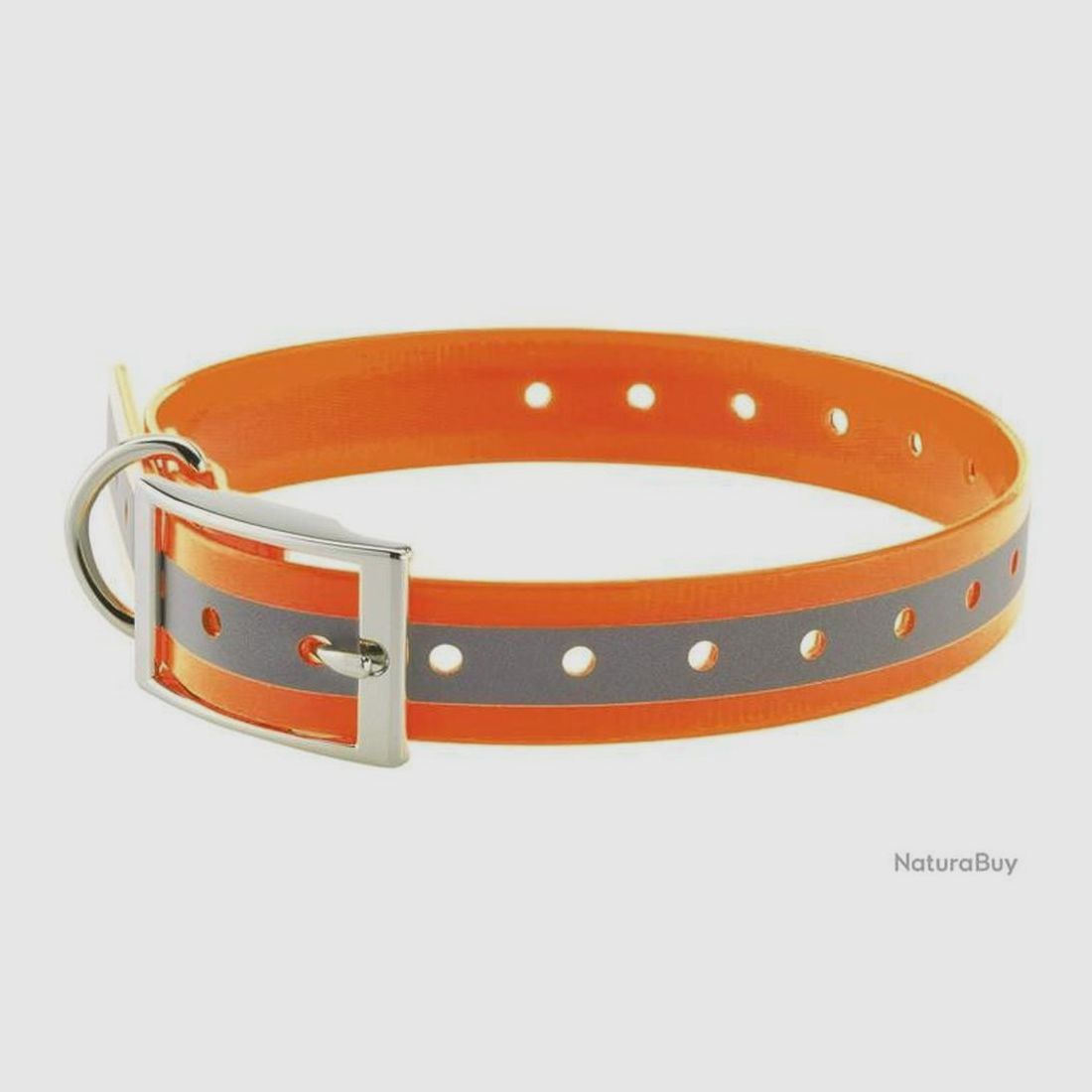 Halsband für Hunde Country - Halsumfang 41,5-58,5 cm - Neonorange - Sicherheit und optimale Sichtbarkeit, Bild 2 von 5