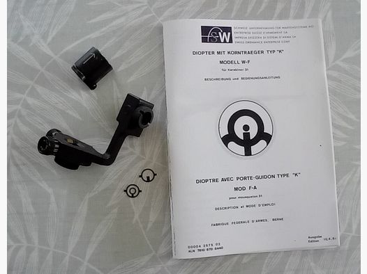 W & F diopter per Schweizer K31