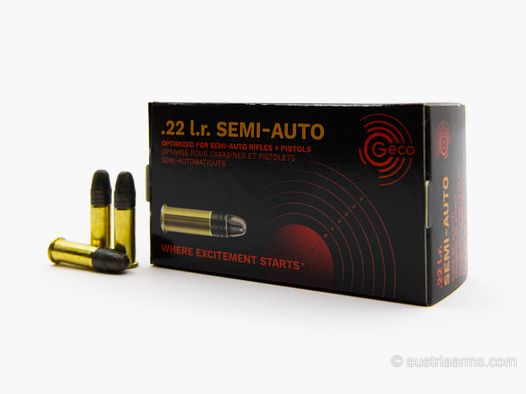 GECO 40gr Semi-Auto LRN, .22 Lr – 50/500 Schuss