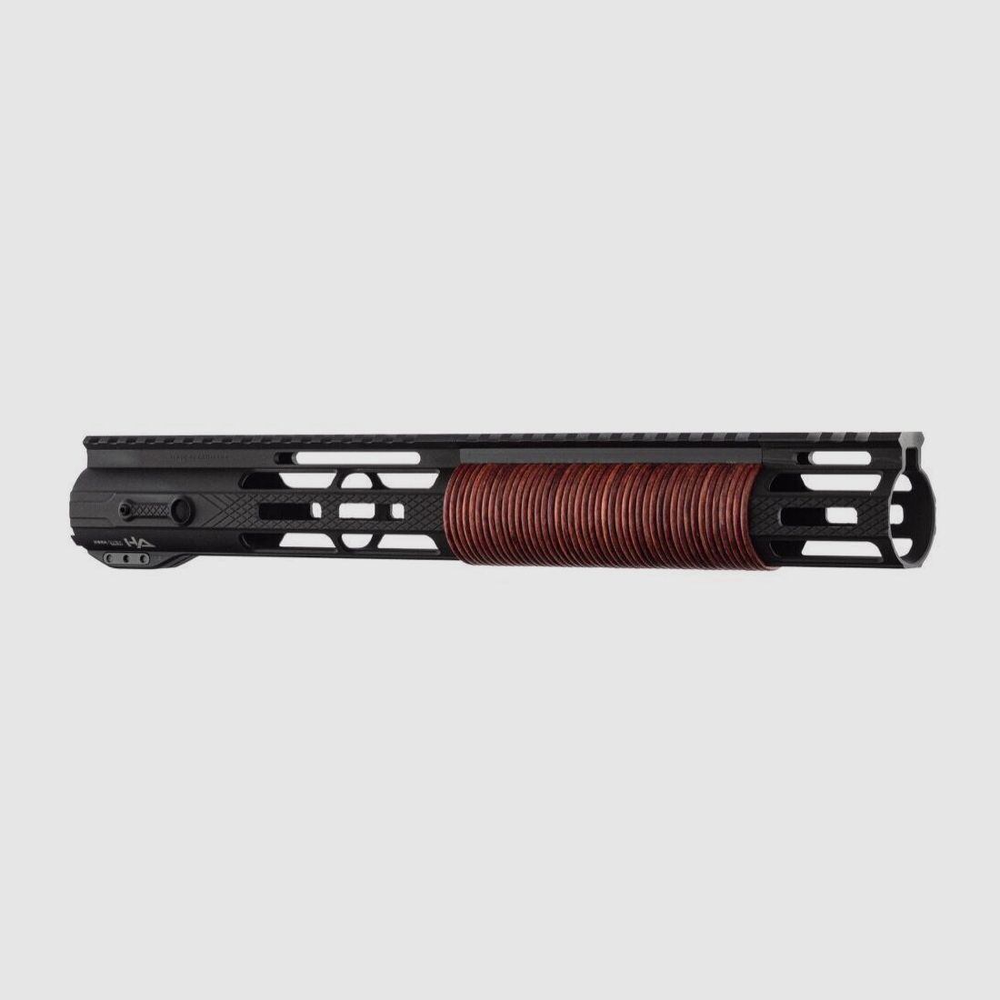 Handschutz Hera Arms AR15/M4 M-LOK 15″ – Leder Handguard 15″ – Braunes Leder, Bild 3 von 9