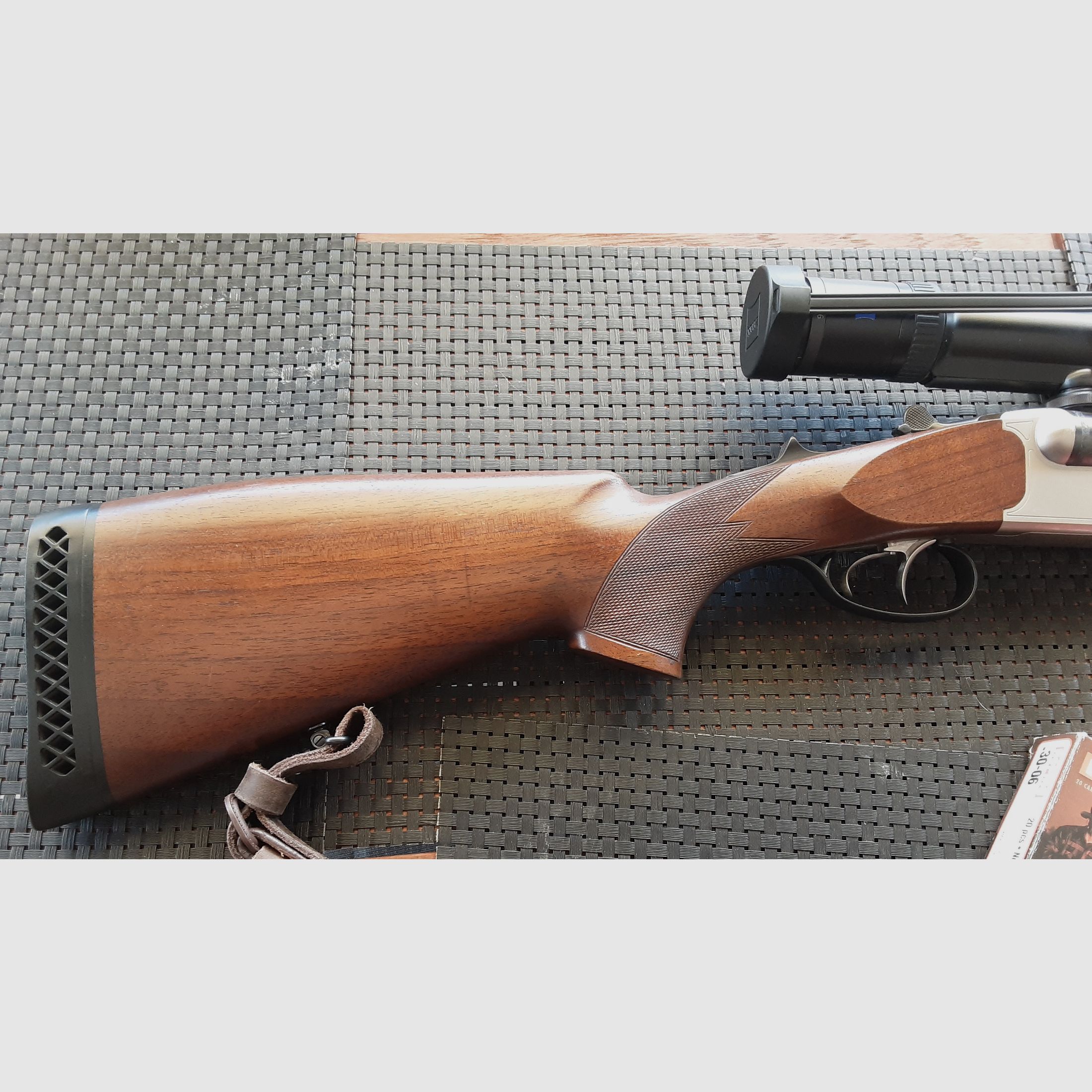 Drilling Krieghoff Plus 30.06, 12/70, 22 Hornet mit Zeiss Victory HT 3-12x56 TOP !