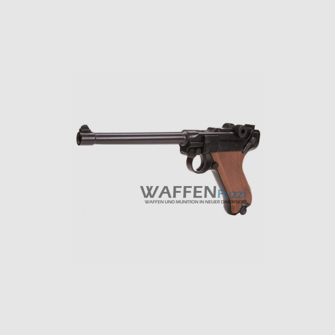 ME P04 schietwapen 9mm geblauwde met houten grip