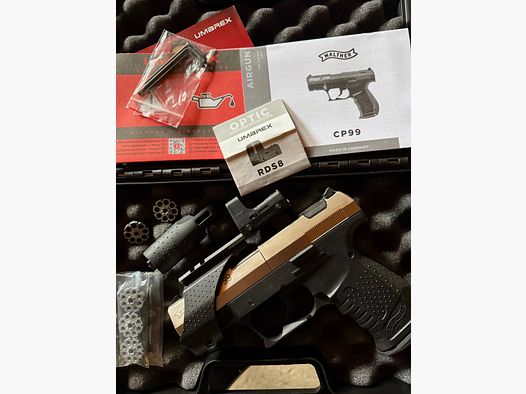 Walther CP99 4,5 mm Diabolo – Eine treue, präzise Begleiterin in nahezu neuwertigem Zustand