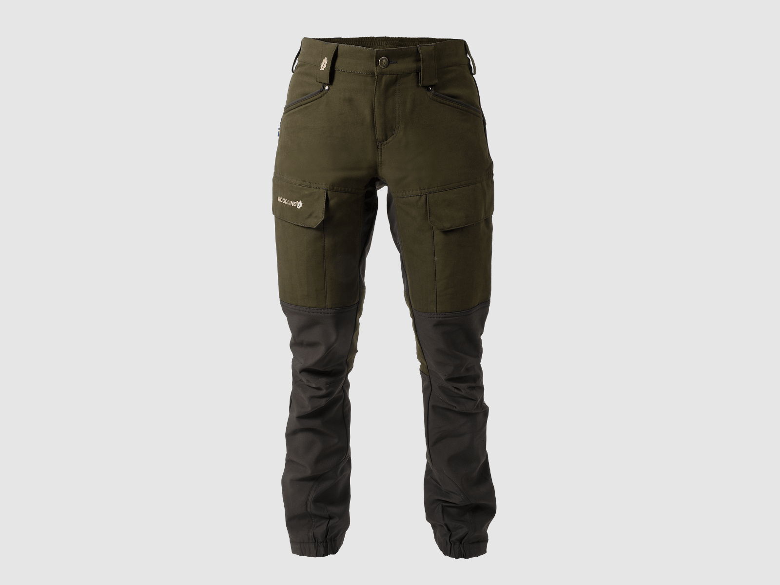 Woodline Alholmen Broek Groen/Bruin Dames 42