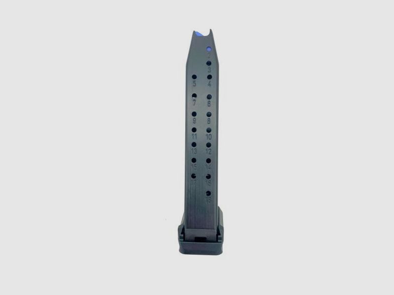 WALTHER Magazin f. PDP-FS /+2 AluBoden 9mmLuger  18+2Schuss