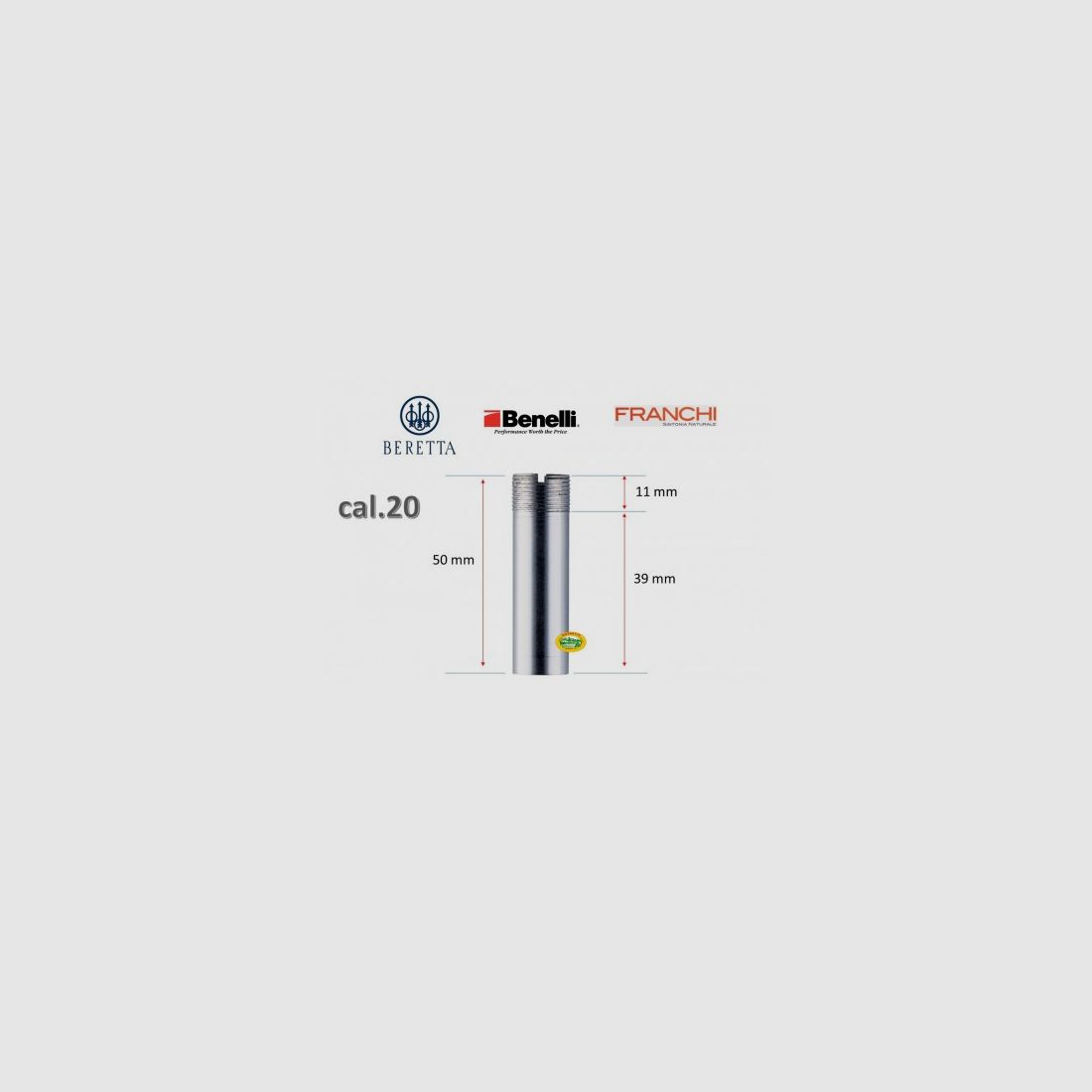 BERETTA strozzatore Mobilchoke 5 cm cal.20 4 stelle