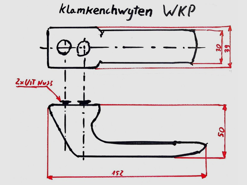 Untergriff für Walther Steyr Anschütz Feinwerkbau Auflageschaft Auflageschießen Klamkenchwyten WKP