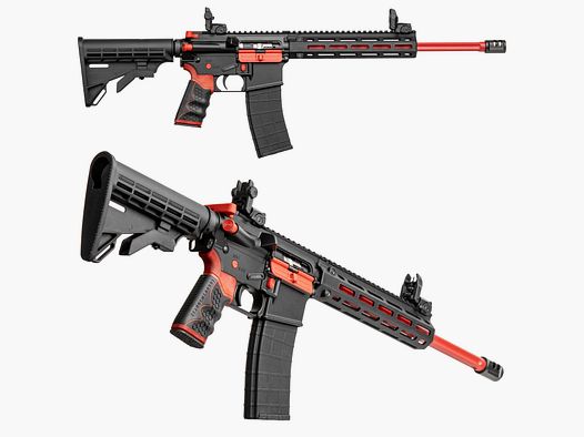 TIPPMANN ARMS M4-22 REDLINE – RED – without Optics 22LR Semi-Auto Rifle, 16″/41cm Cañón