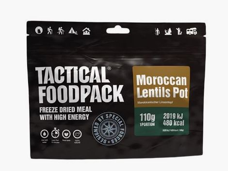 TACTICAL FOODPACK - POT DE LENTILLES MAROCAINES