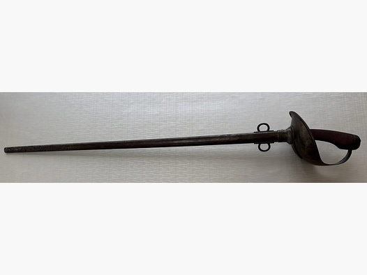 Oryginalny niemiecki szablon morski – Marynarka Cesarska ok. 1895–1915 – z oryginalną metalową pochwa