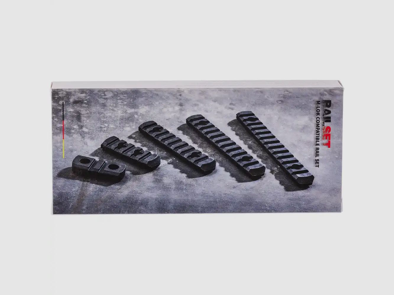 HERA Arms M-LOK Rail Set – Picatinny – 6 pezzi – Nero
