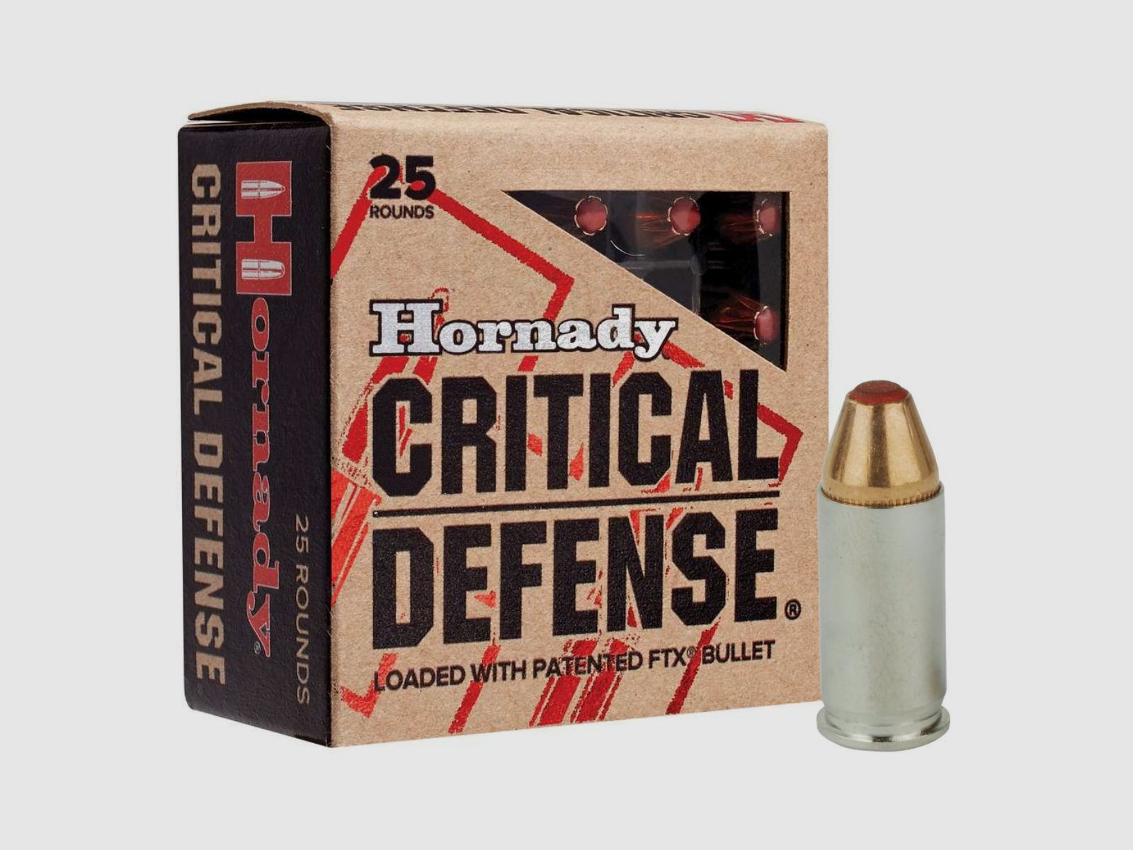 .32 ACP/7.65 Browning Hornady FTX Critical Defense 60 gr/3.89 g (90063), image 1 of 2