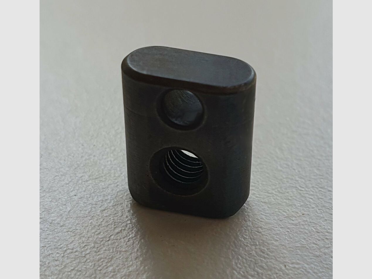 Swabian Arms GmbH K98 cleaning rod holder, new production, blued, for Mauser K98 MADE IN GERMANY by SAR, image 1 of 6