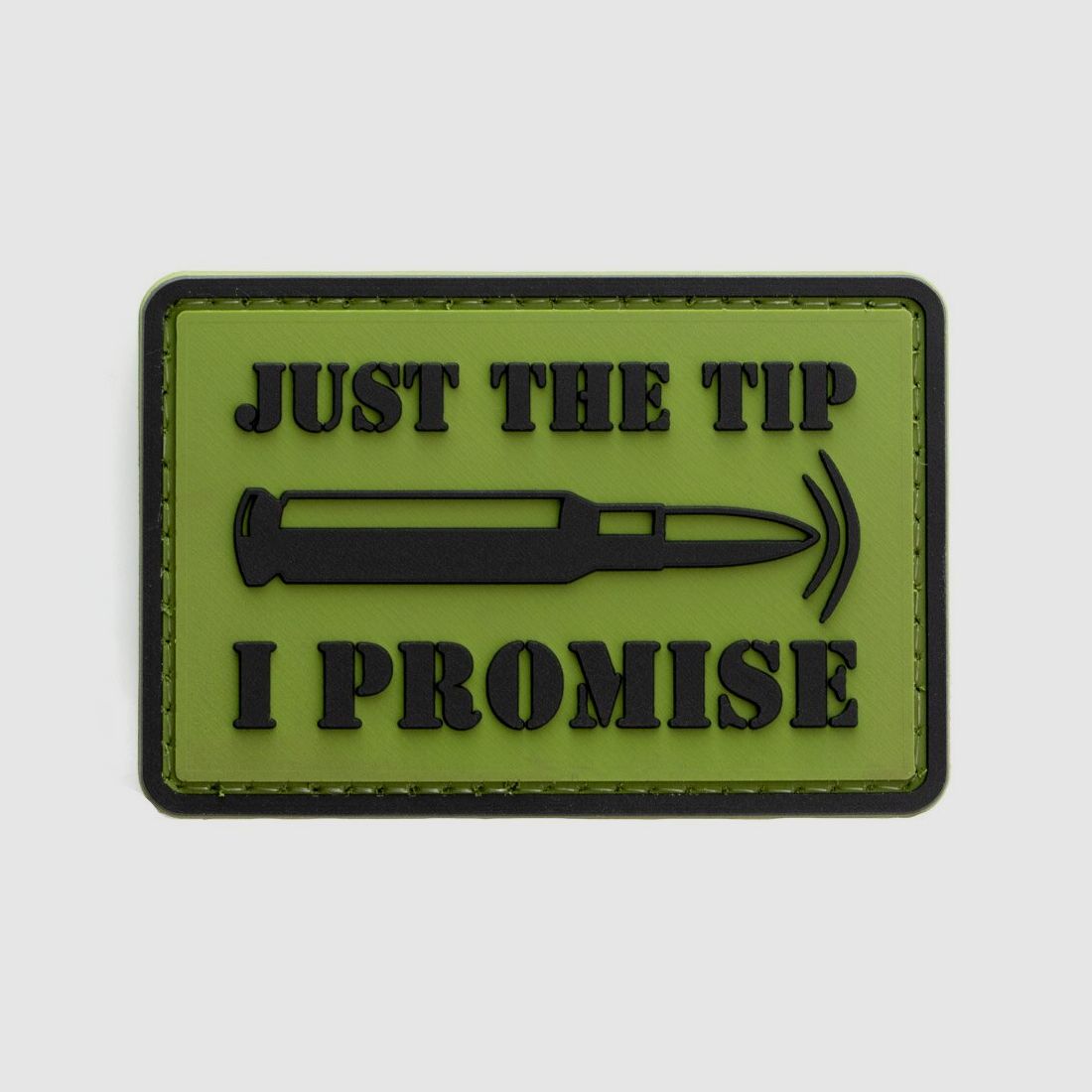 Just The Tip PVC Patch Oliv