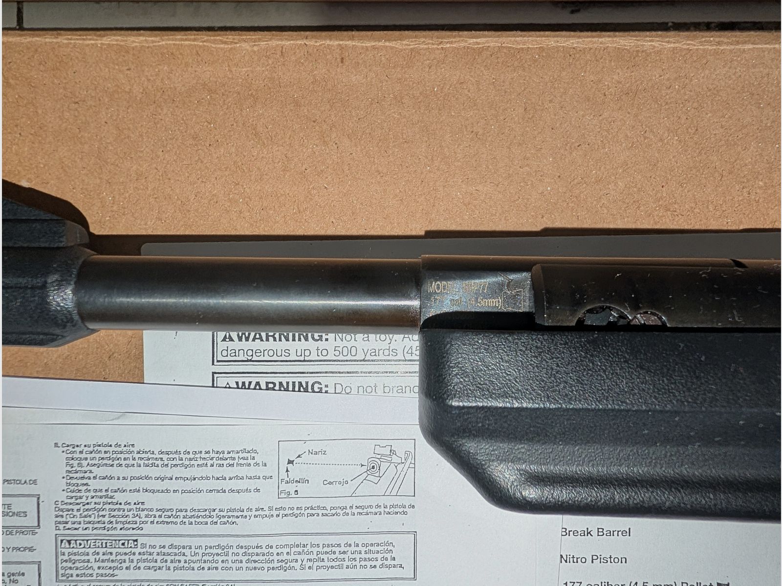 Crosman Benjamin Trail NP Luftpistole 4,5mm (.177) – Top Zustand in OVP inkl. Spannhilfe