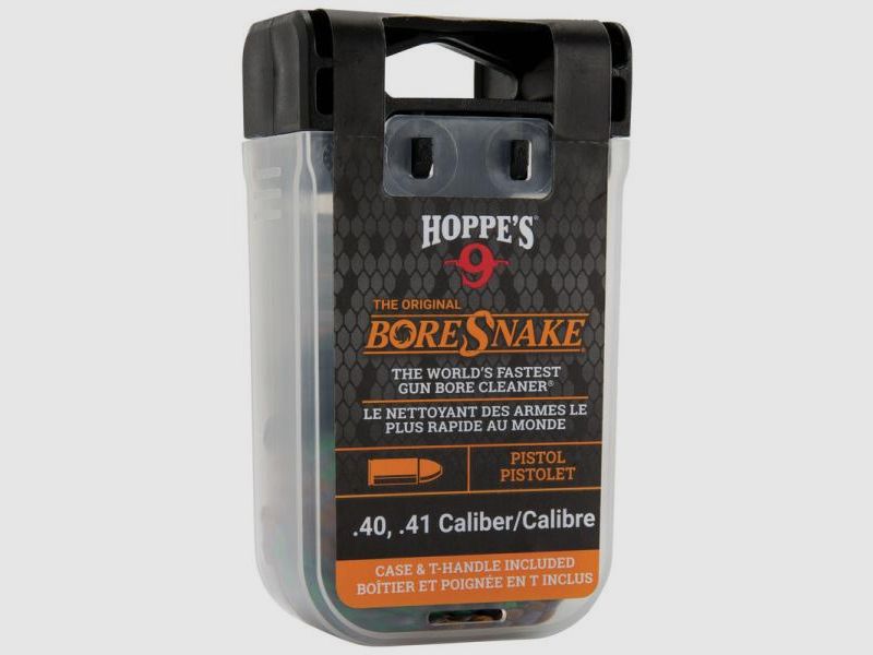 HOPPE'S Reinigungsset/Schnellreiniger Boresnake f.Kurzwaffe #04D Kal. .45/.44    m. Griff