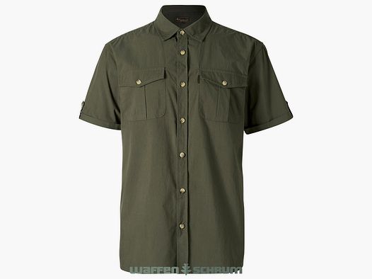 Pinewood Hemd Kurzarm Safari Moss Green