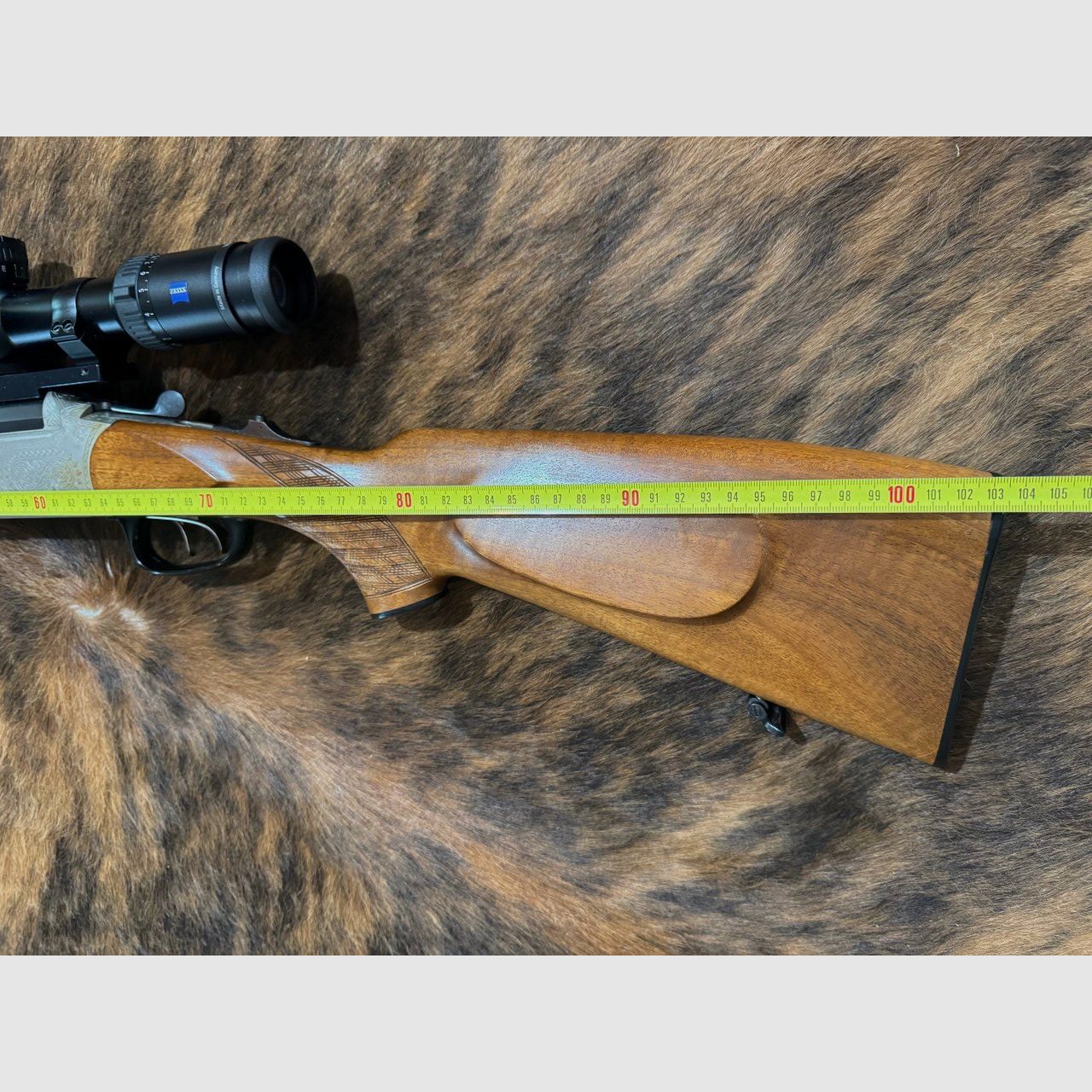 Blaser – Bockbüchsflinte BBF ES70 Kaliber 7x57R + 12/70 mit Zieloptik Zeiss