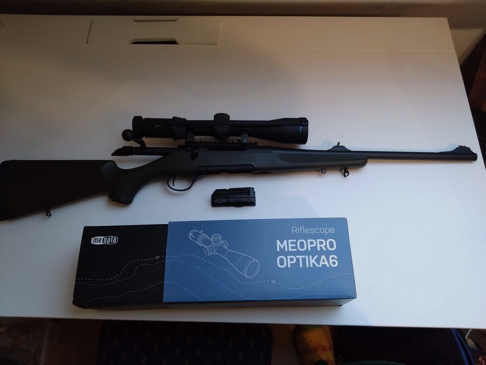Haenel Jäger 10 Oliv mit Meopta Optika 6 3-18x50