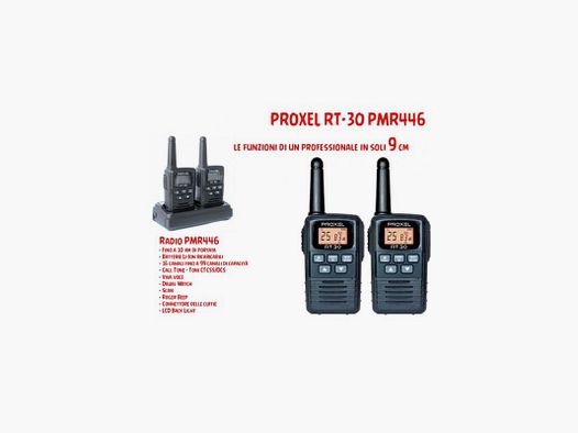 PROXEL RT30 PMR446 PAAR VON FUNKGERÄTEN