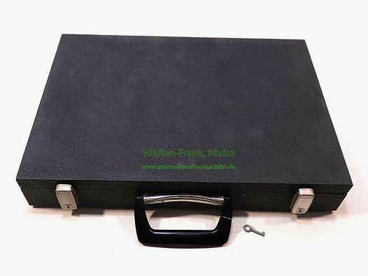 Various manufacturers pistol cases wood key